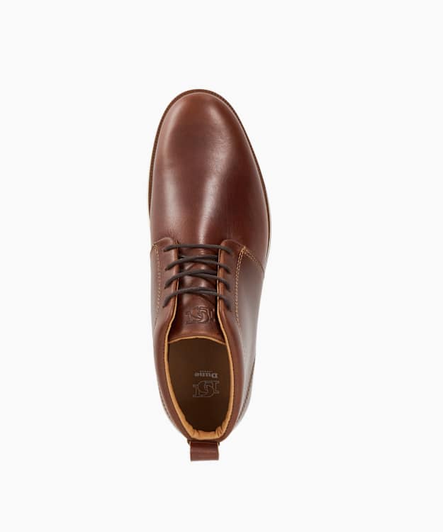 Dune London Smoky - Brown Casual Leather Lace-Ups
