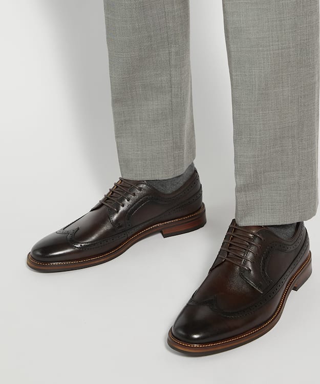 Dune London Steeles - Brown Lace Up Brogues