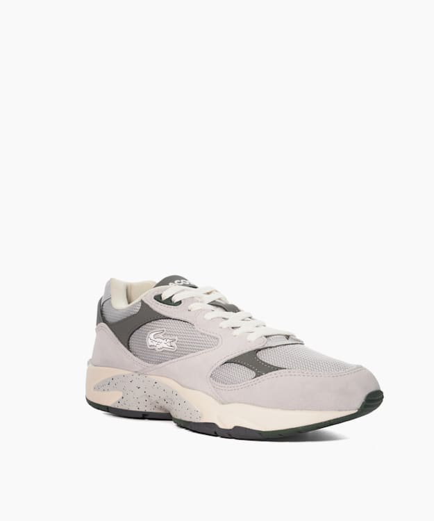 Dune London Storm 96 - Grey Chunky Leather Trainers