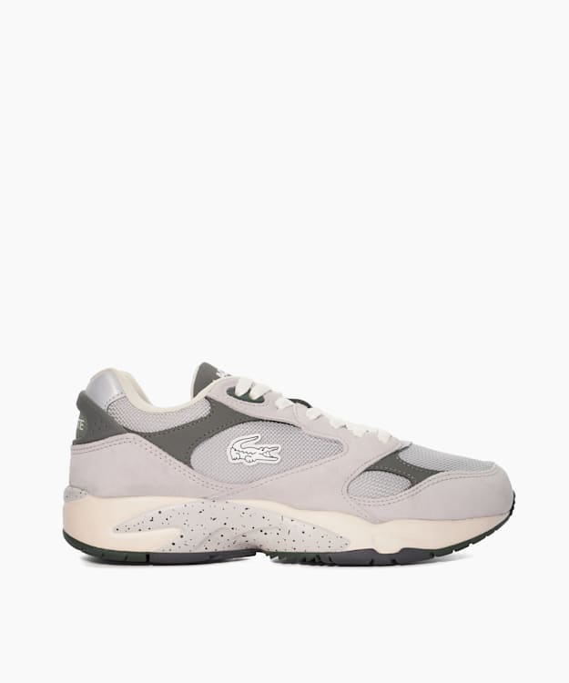 dune london Storm 96 - Grey Chunky Leather Trainers