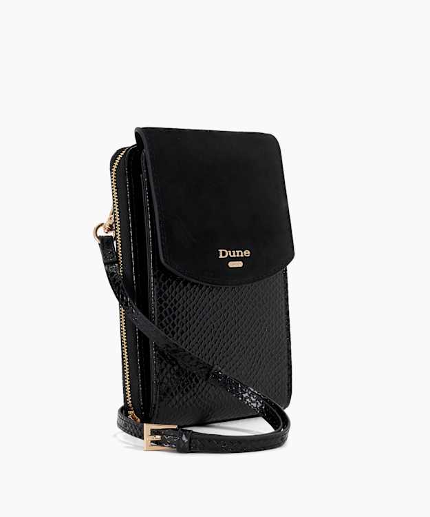 Dune London Sunrise - Black Cross Body Micro Bag