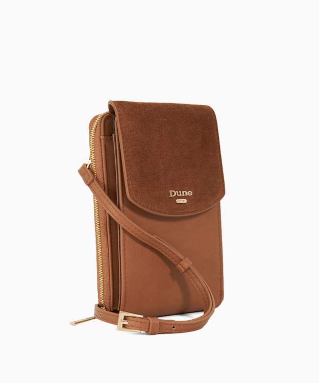 Dune London Sunrise - Tan Cross Body Micro Bag