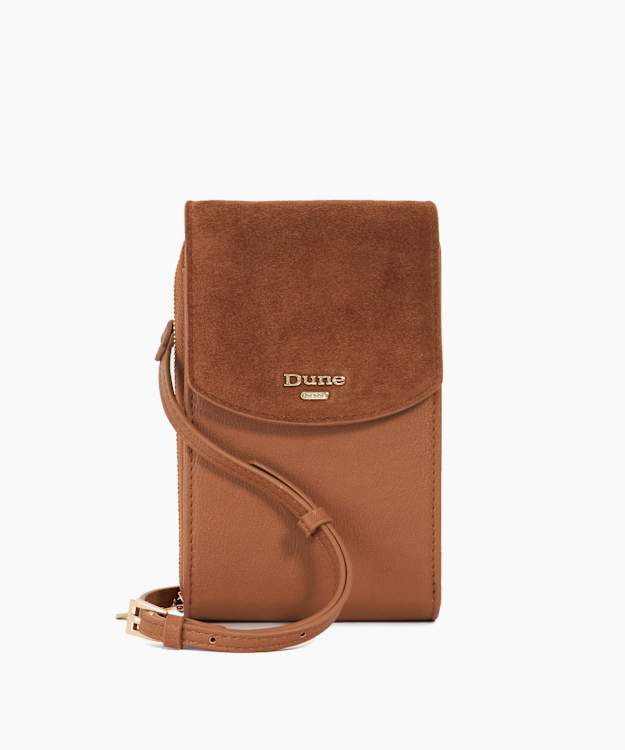 dune london Sunrise - Tan Cross Body Micro Bag