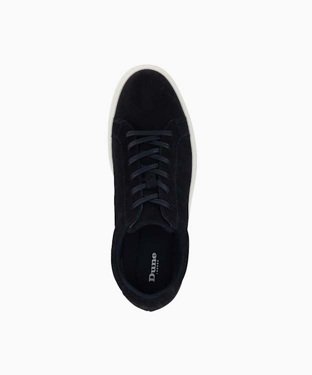 Dune London Tais - Navy Suede Lace Up Shoes