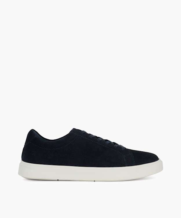 dune london Tais - Navy Suede Lace Up Shoes