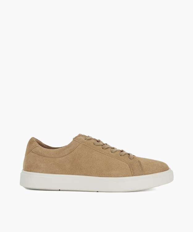 dune london Tais - Sand Suede Lace Up Shoes