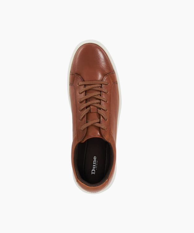 Dune London Tais - Tan Suede Lace Up Shoes