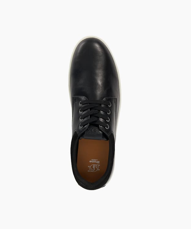 Dune London Tamsen - Black Lace-Up Trainers