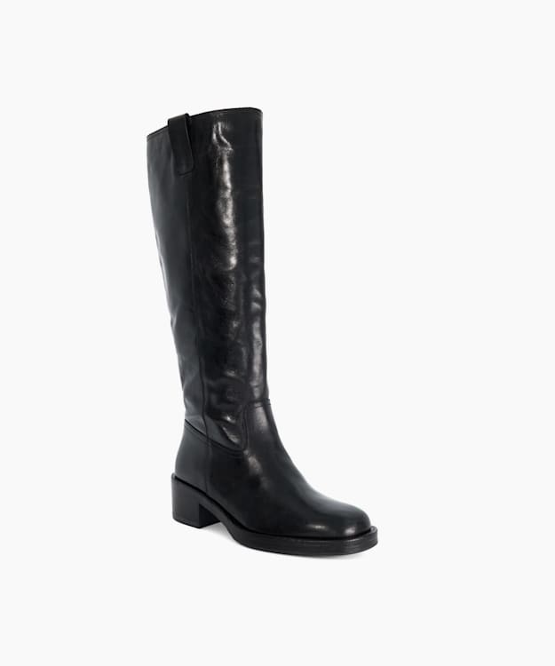 Dune London Tayan - Black Knee High Boots