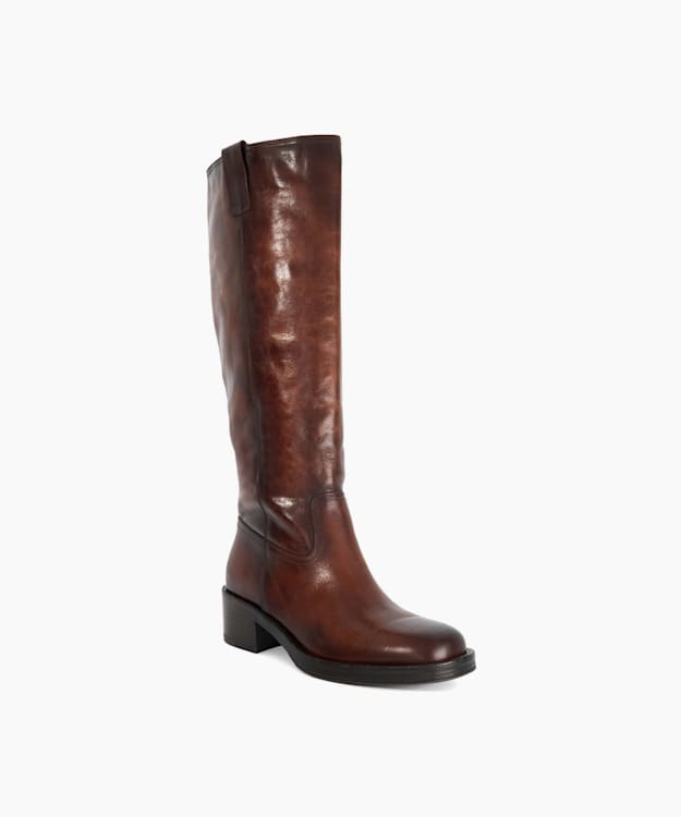 Dune London Tayan - Tan Knee High Boots