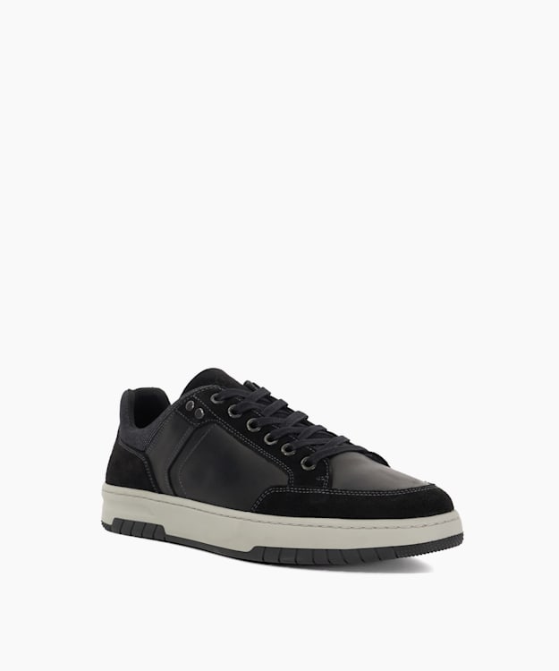 Dune London Teffla - Black Chunky Lace Up Trainers