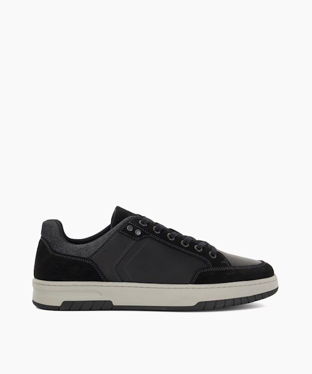 dune london Teffla - Black Chunky Lace Up Trainers