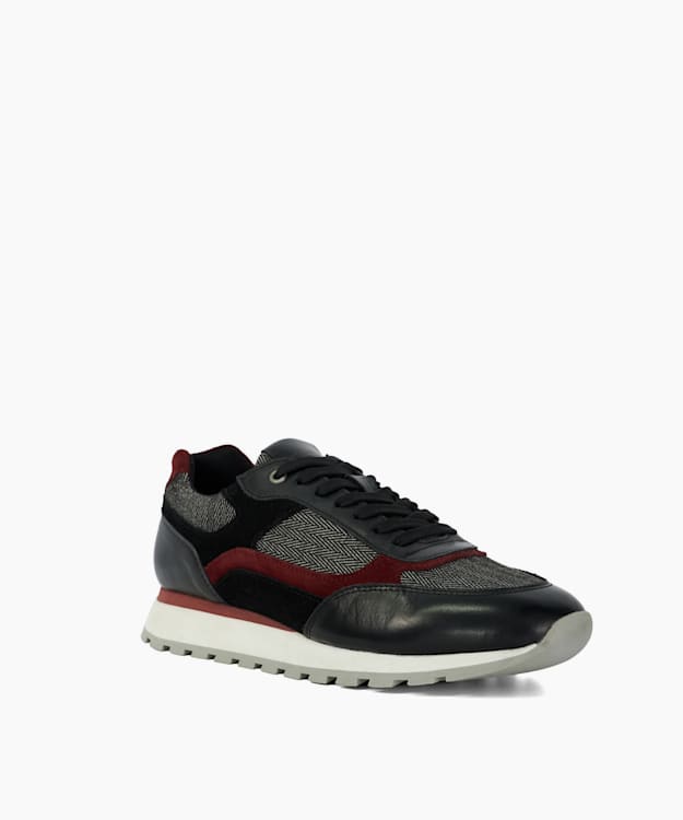 Dune London Tetra - Black Colour Block Runners