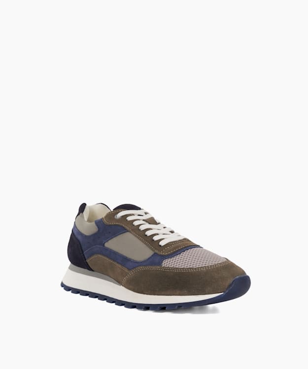Dune London Tetra - Grey Colour Block Runners