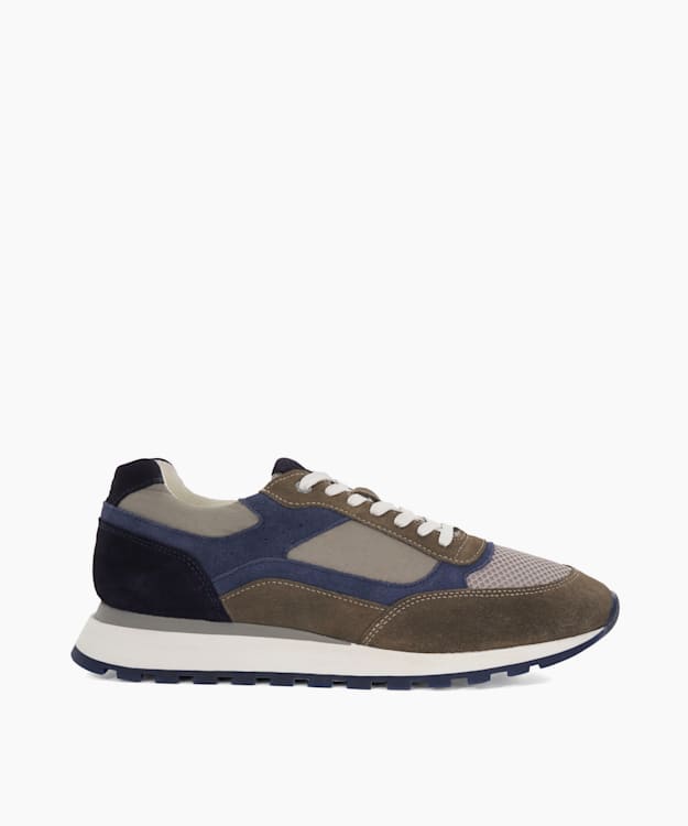 dune london Tetra - Grey Colour Block Runners
