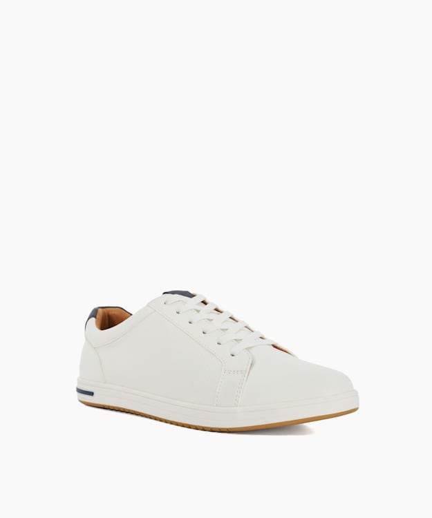Dune London Tezzy - White Wide Fit Trainers
