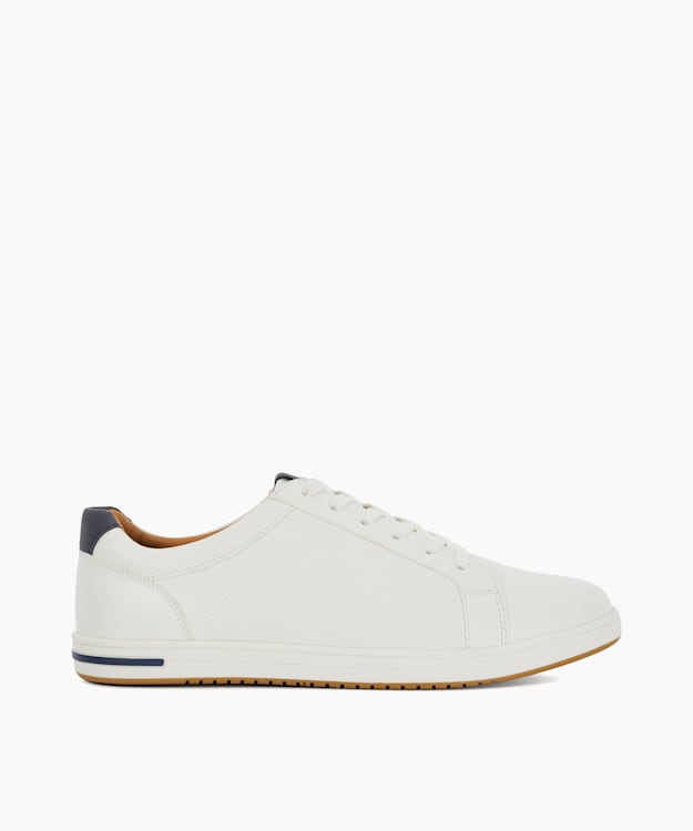 dune london Tezzy - White Wide Fit Trainers