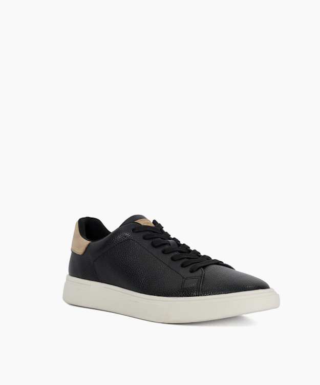Dune London Toyon - Black Lace Up Trainers