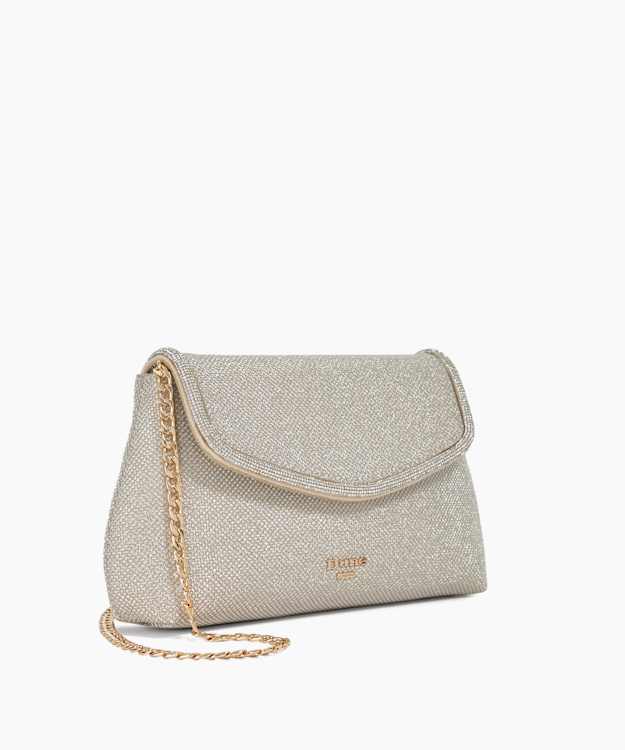 Dune London Elegantly - Gold Diamante Detail Shoulder Bag