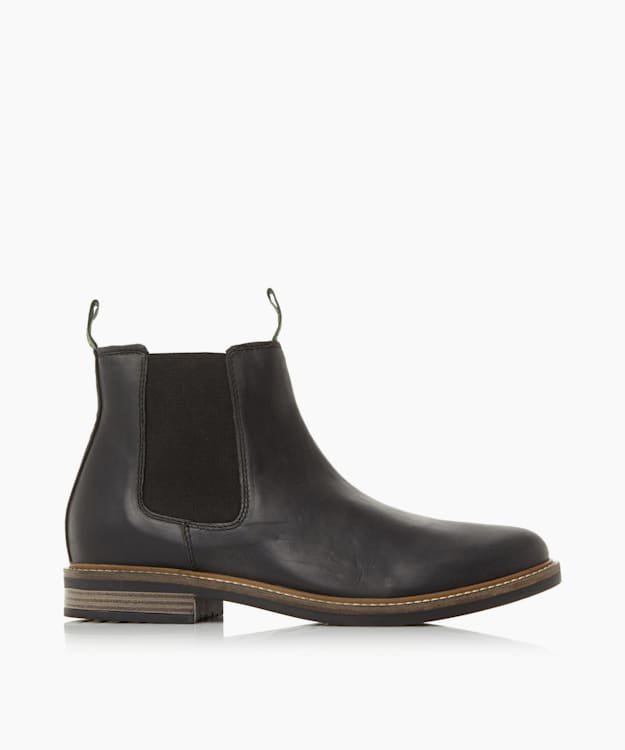 dune london Farsley - Black Natural Sole Chelsea Boots