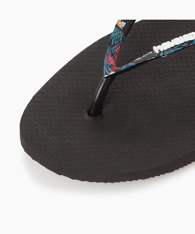 Dune London Floral Flip Flops - Black Havaianas Floral Flip Flops