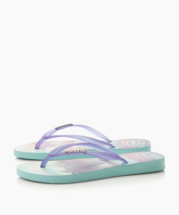 Dune London Fluoro Jelly Flip Flops - Purple Havaianas Fluoro Jelly Tropical Flip Flops