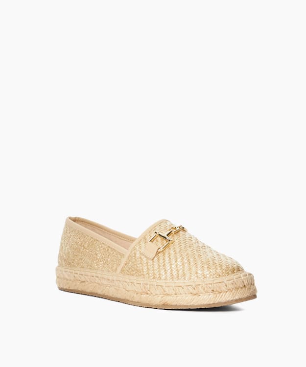 Dune London Gellato - Natural Snaflle Trim Espadrille