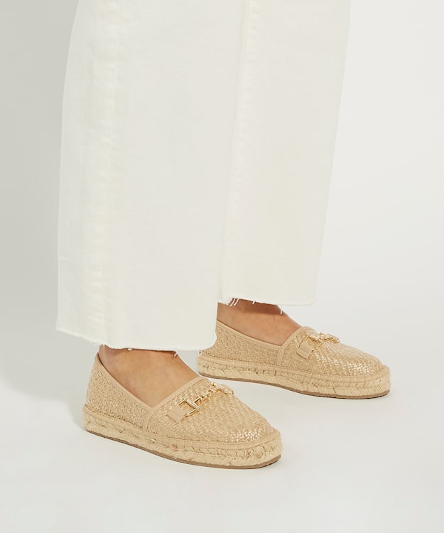 Dune London Gellato - Natural Snaflle Trim Espadrille