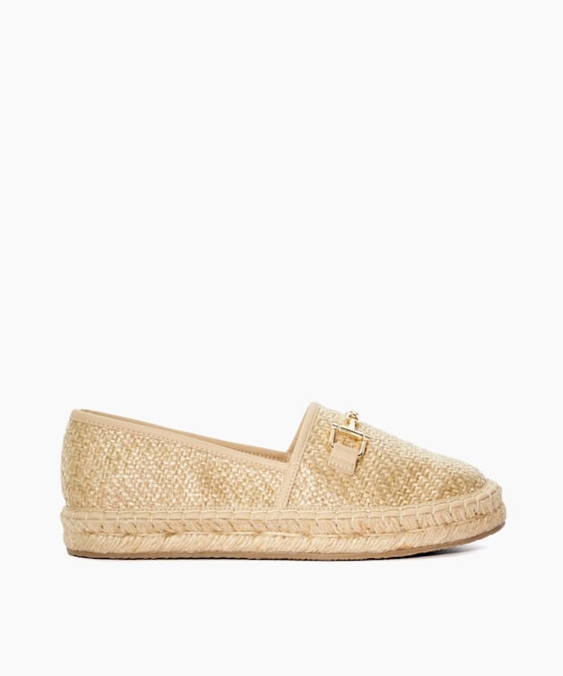 dune london Gellato - Natural Snaflle Trim Espadrille