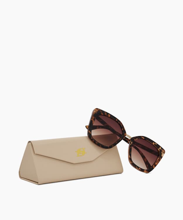 Dune London Gemimas - Tortoiseshell Gradient Lens Sunglasses