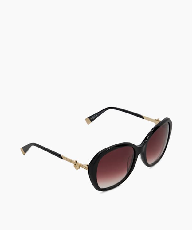 dune london Georgia - Black Acetate Square Frame Sunglasses