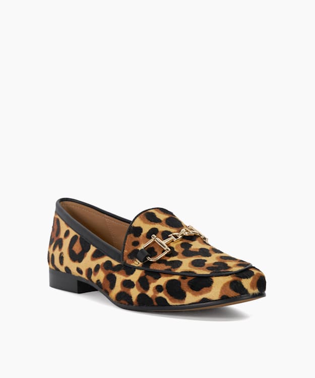 Dune London Glair - Leopard Leopard Print Snaffle Trim Shoes