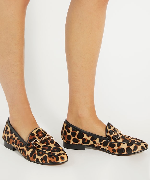 Dune London Glair - Leopard Leopard Print Snaffle Trim Shoes