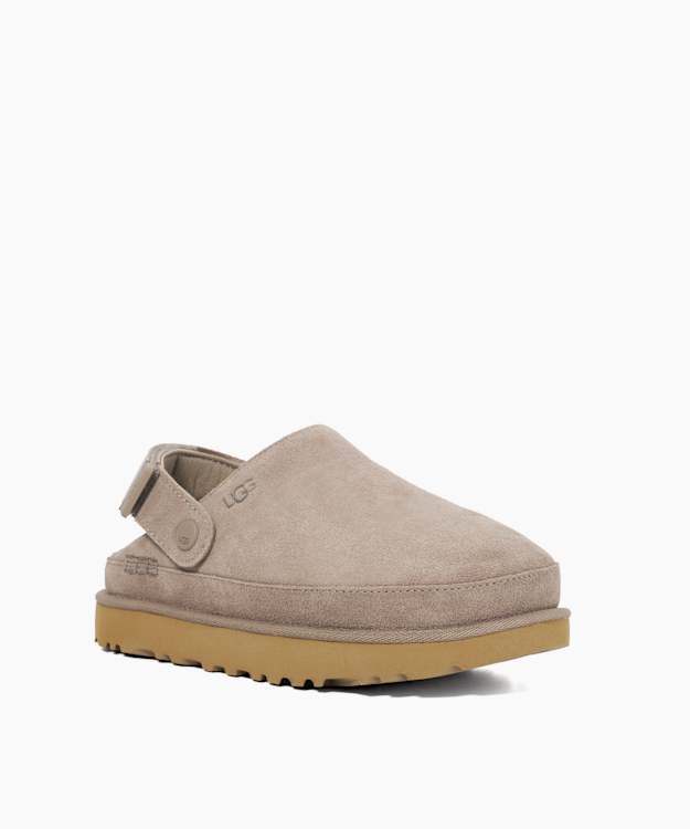 Dune London Goldenstar Clog - Grey Ugg Goldenstar Clogs