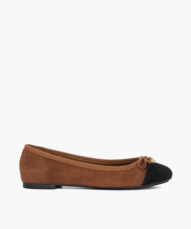 dune london Harpington - Chestnut DD-Charm Ballet Flats