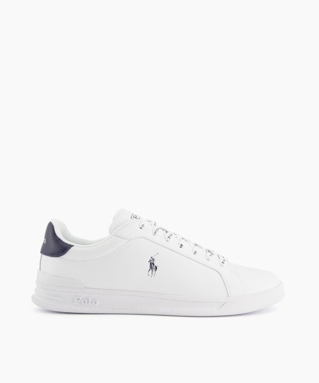 dune london Heritage Court - White Classic Cupsole Trainers