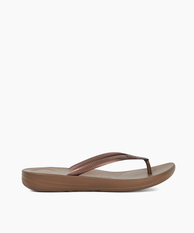 dune london Iqushion Ergono - Bronze Ergonomic Flip Flops