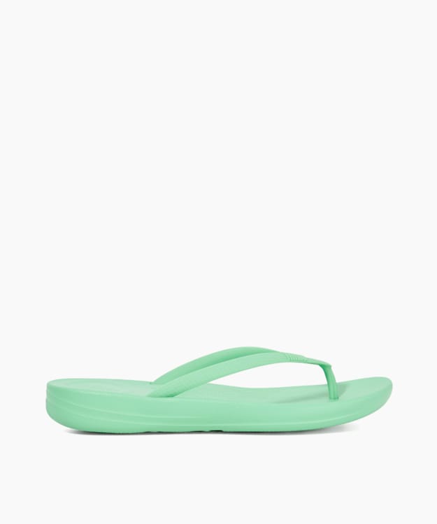 dune london Iqushion Ergono - Green Ergonomic Flip Flops