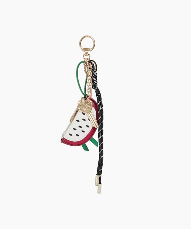 dune london Juice Bag Charm - Pink Colourful Bag Charm