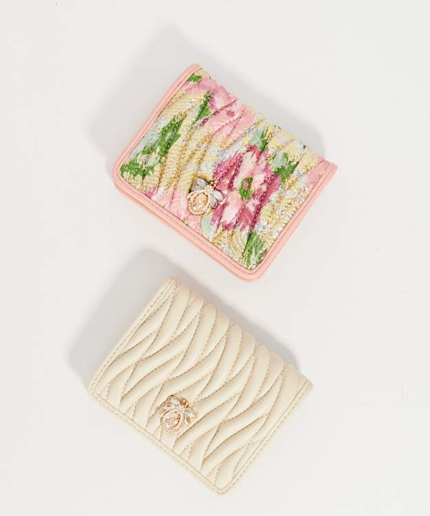 Dune London Kaci - Ecru Quilted Leather Dune Bug Purse