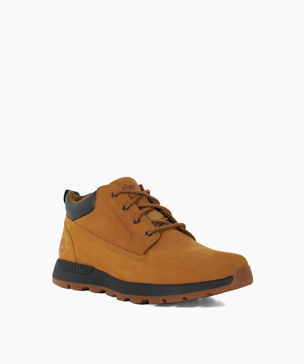 Dune London Killington Trek - Brown Lace Up Chukka Boots