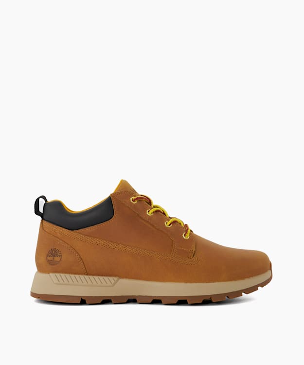 dune london Killington Trek - Camel Lace Up Leather Chukka Boots