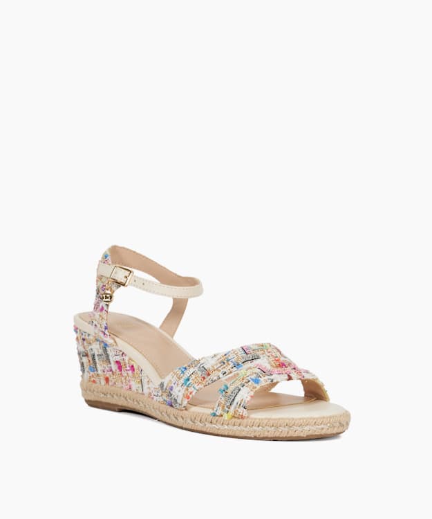 Dune London Kindal - Multi Reptile Print Wedge Sandal