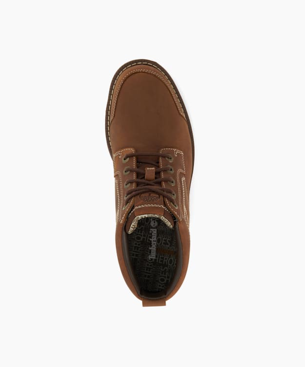 Dune London Larchmont Ii Ch - Brown Lace-Up Leather Chukka Boots