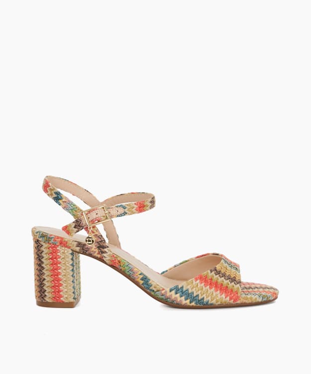 dune london Maizel - Multi Block Heel Ankle Strap Sandals