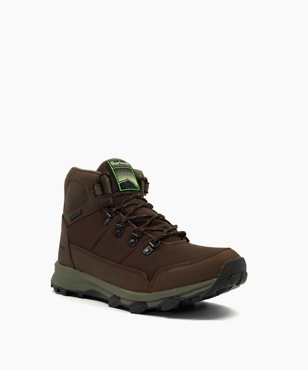 Dune London Malvern - Brown Waterproof Leather-Mix Hiker Boots
