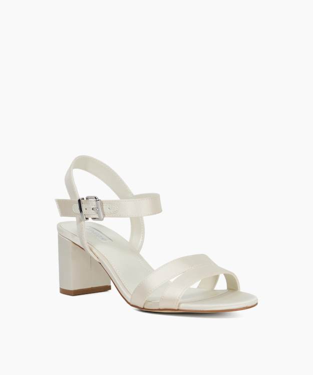 Dune London Marriagematerial - Ivory Block Wedding Heels