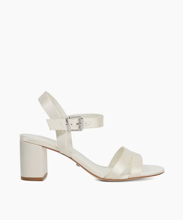 dune london Marriagematerial - Ivory Block Wedding Heels