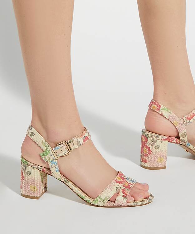 Dune London Merisa - Multi Wide-Fit Block-Heel Sandals