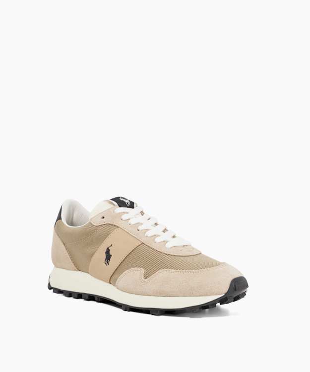 Dune London Mesh Trail Runn - Taupe Suede-Panelled Trail Trainer